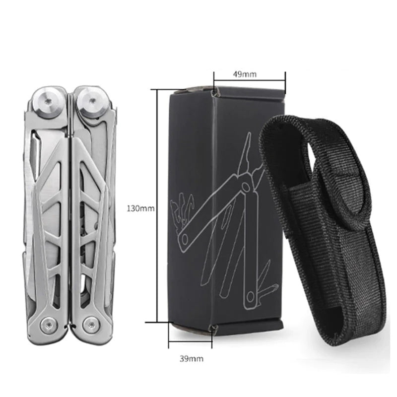 Foldable Universal Pliers for Outdoor Use