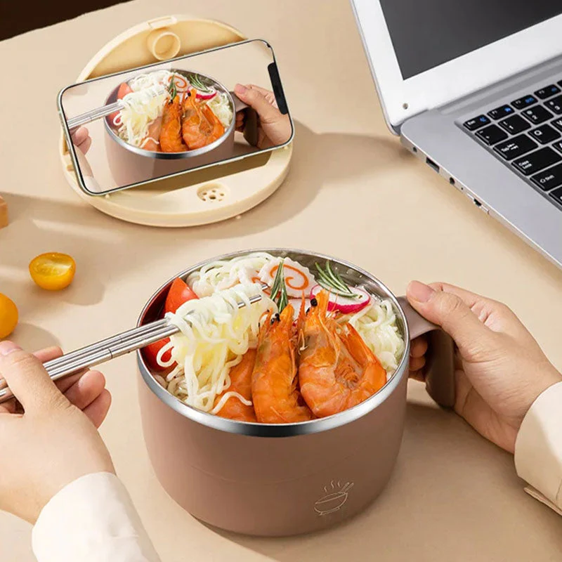 🔥50% OFF🔥304 Stainless Steel Insulated Ramen Bowl