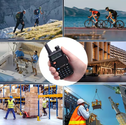 🔥📡 UV-5R Ham Radio Long Range UV5R Two Way Radio Dual Band Walkie