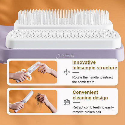 Automatic Cleaning Rotating Lifting Comb