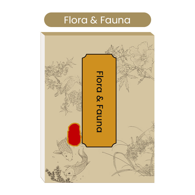 🎨 Chinese Painting White Drawing Copying Album