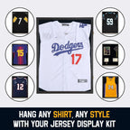 🧥Wooden Memorial Jersey Display Frame (Magnetic Door) – Keep Your Sweat & Love In Perfect Condition!