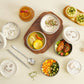 Microwaveable Stainless Steel Insulated Lunch Box Set