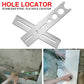 Multifunctional Universal Stainless Steel Adjustable Positioning Ruler