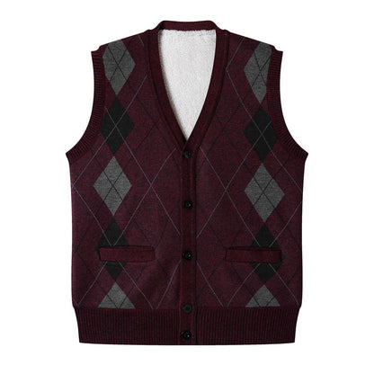 🎅Christmas Sales🎄Men’s Warm Plush Winter Vest🔥