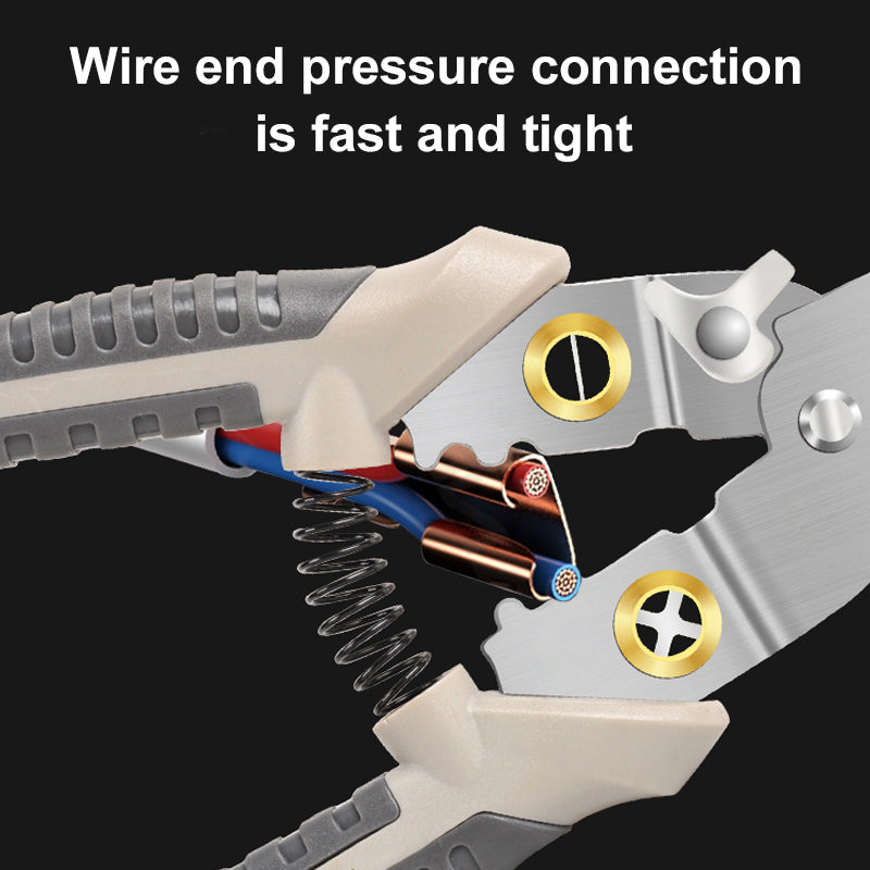 Multifunctional Wire Stripper Crimper Cable Cutter Pliers