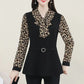 Women’s Fashionable Age-reducing Long-sleeve Blouse Fake 2-piece