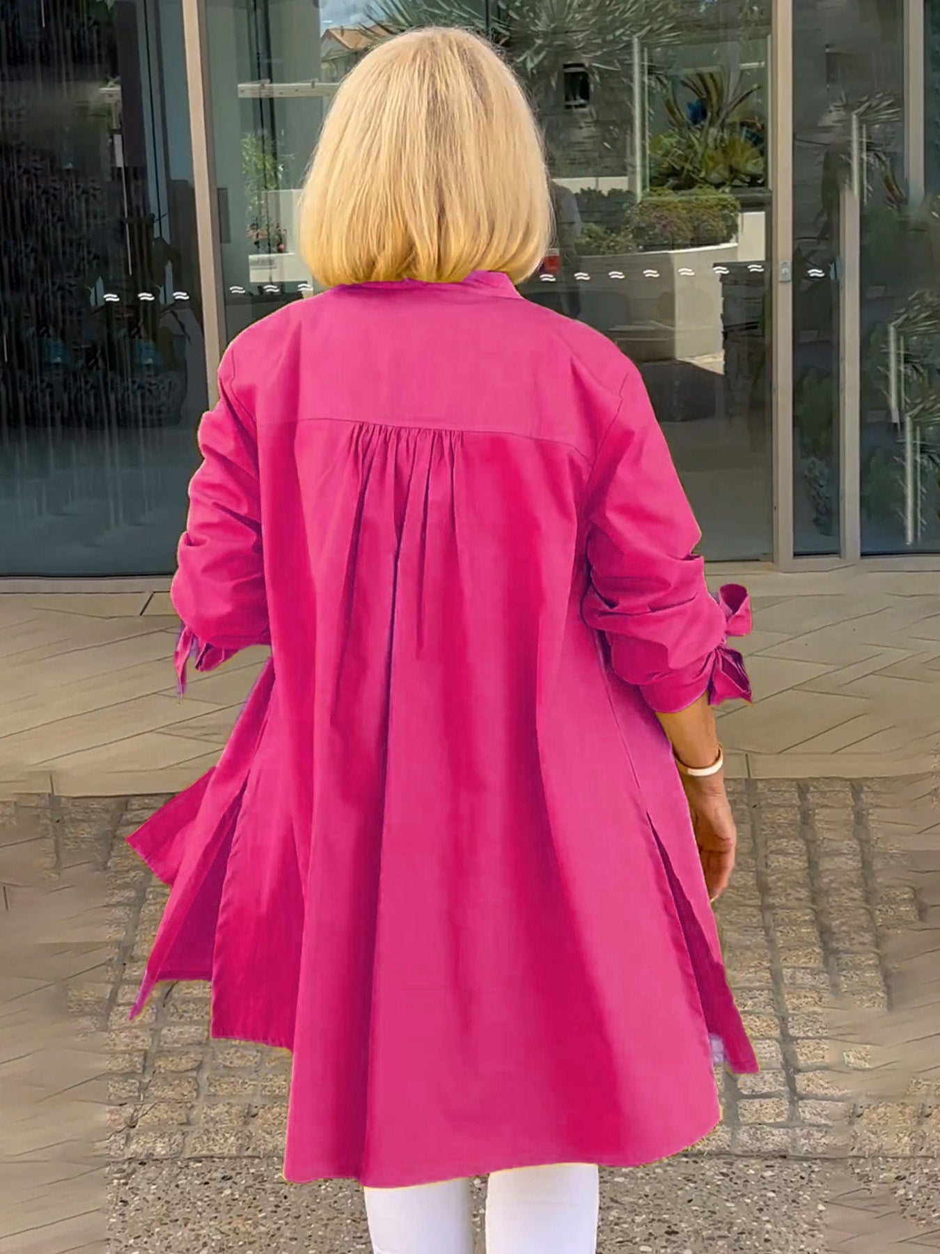 ✨New Arrivals✨Solid Color Long Cotton Shirt Jackets