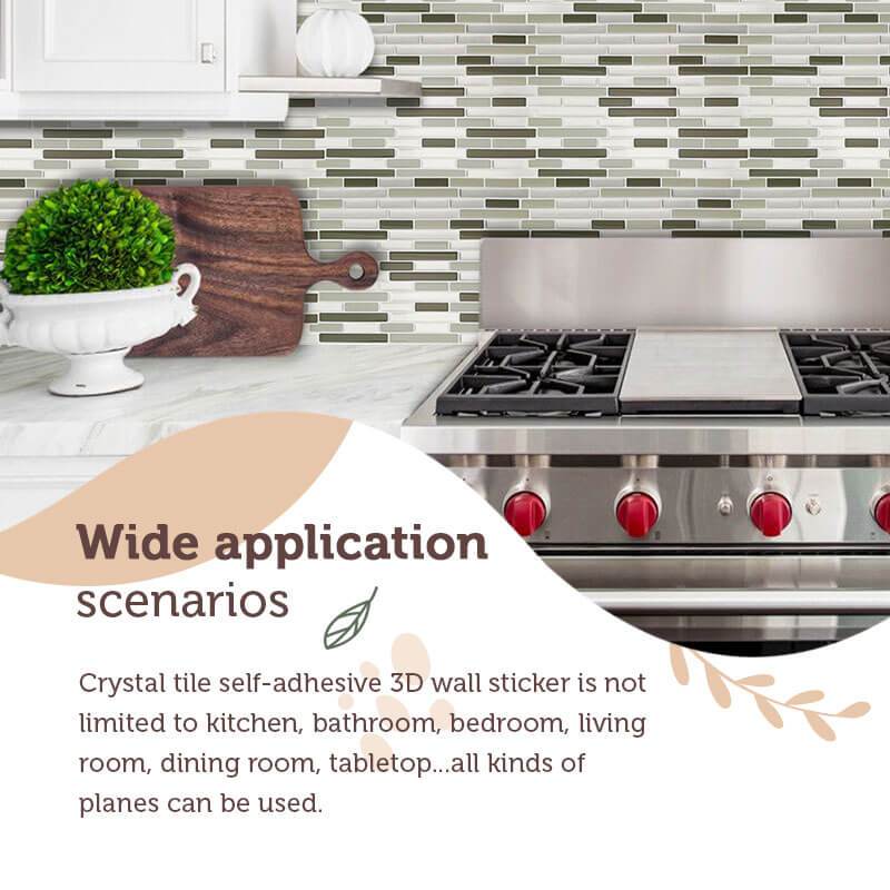 【Autumn promotion】Crystal tile self-adhesive 3D wall sticker
