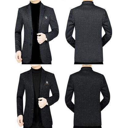 🔥New Hot Sale🔥Men's Slim-fit Casual Suit Jacket【Comfortable And Warm】