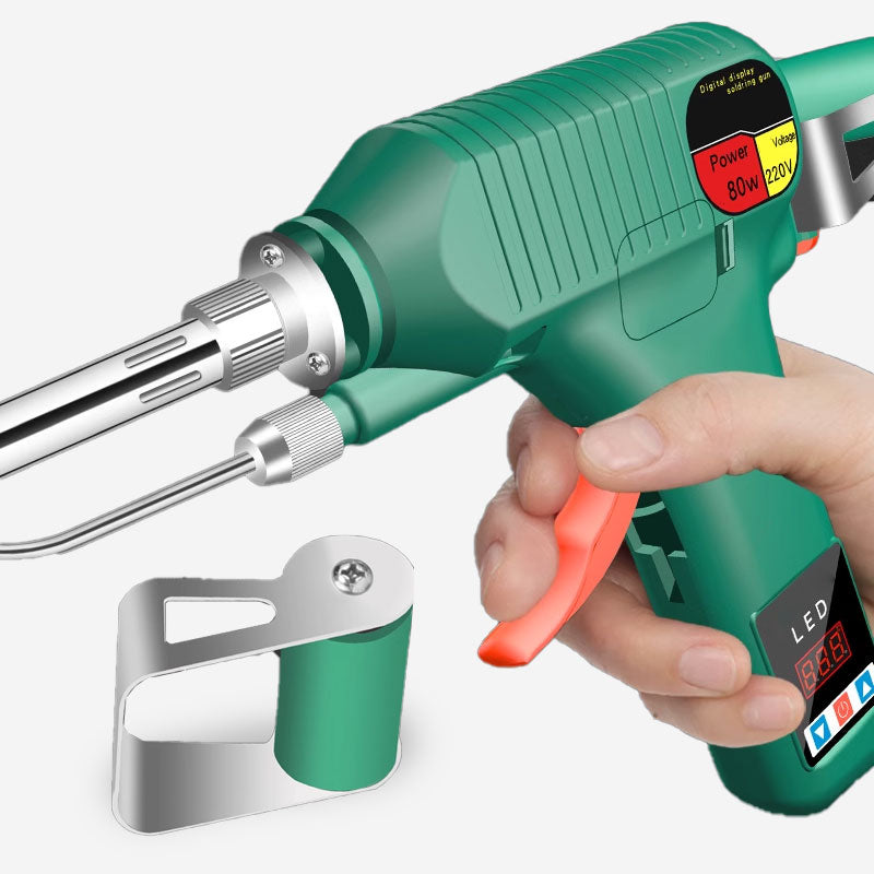 Digital Display Soldering Iron - Auto Feed Tin Wire