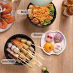 1.2L Multifunctional Electric Pot Mini Ramen Cooker