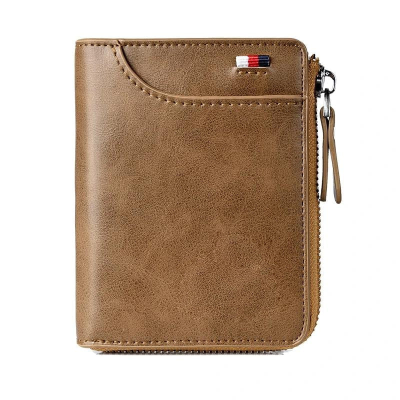 🎁Men's Leather Zip Wallet (RFID Protected)✨