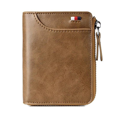 🎁Men's Leather Zip Wallet (RFID Protected)✨