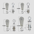 Cable Pulley Rotation Traction Wheel