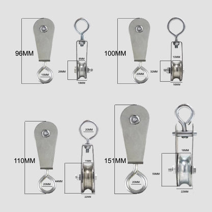 Cable Pulley Rotation Traction Wheel