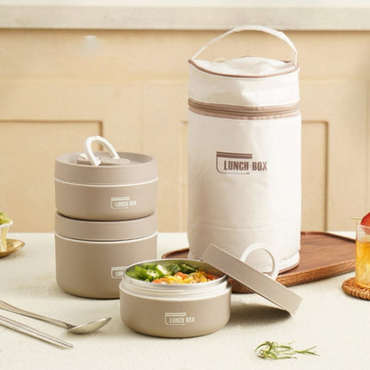 Microwaveable Stainless Steel Insulated Lunch Box Set