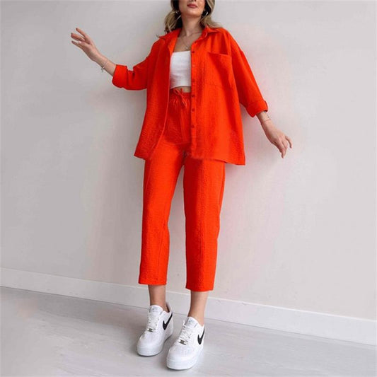 🔥30% OFF🔥 Casual loose two -piece set