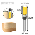 Dovetail 1/4'' Shank Bit for Woodworking Grooving