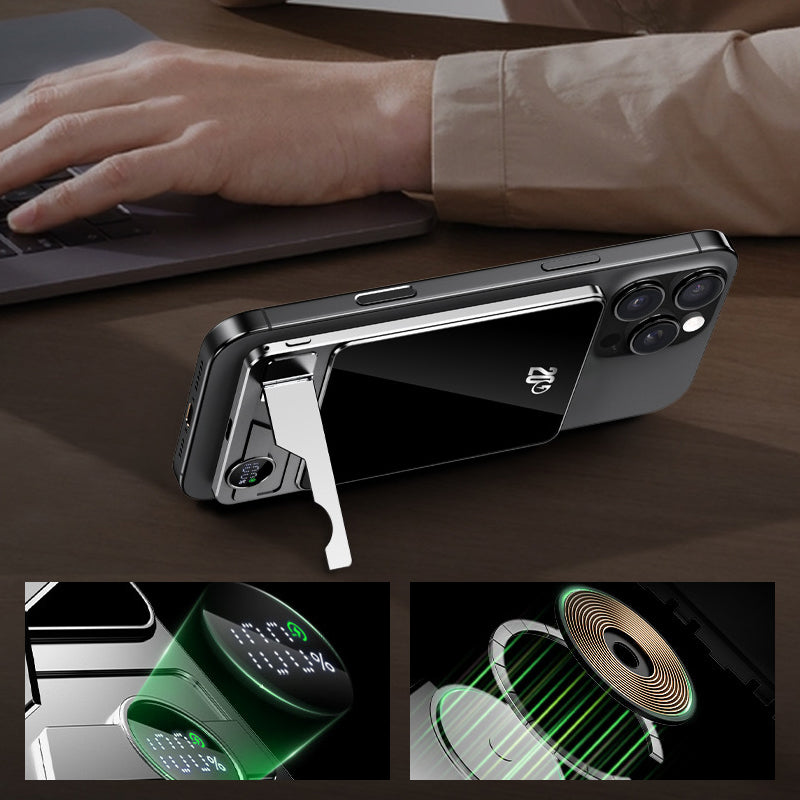 💯 Dual Mode Magnetic Power Bank with Stand