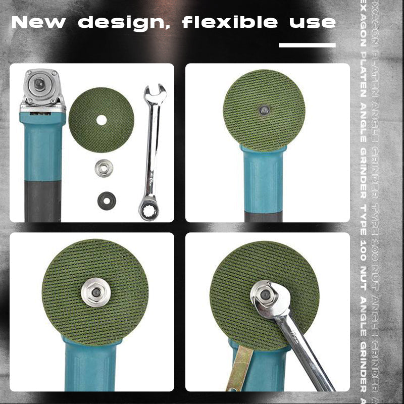 Hexagon Platen Angle Grinder Type 100 Nut Angle Grinder Accessories（BUY 1 GET 1 FREE）