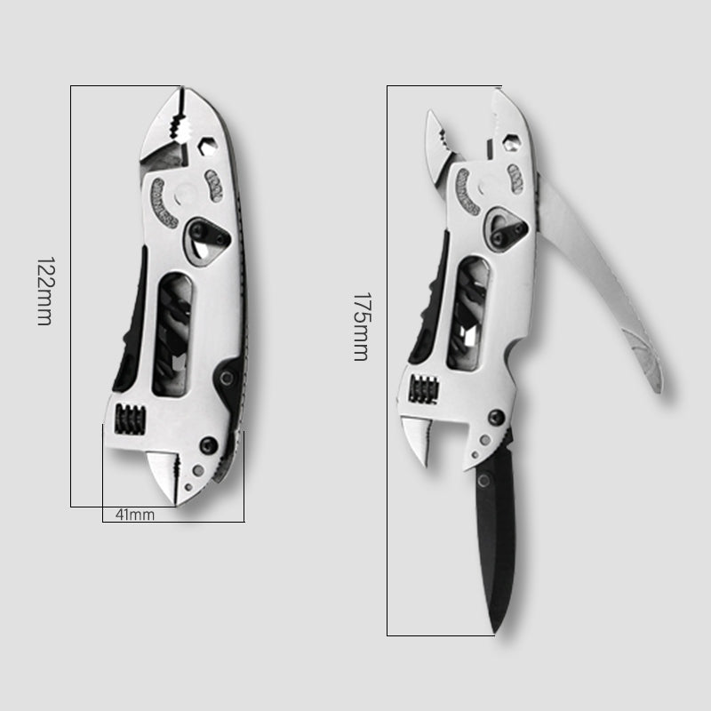 Outdoor Tool Combination Adjustable Wrench Pliers