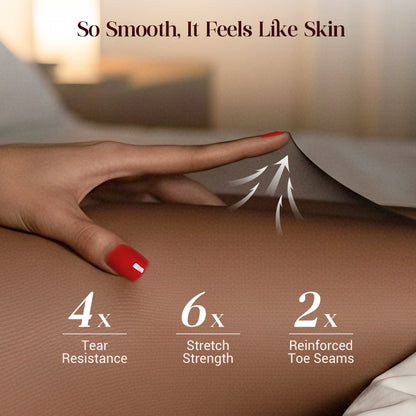 Value Bundle: 8D Oil-Sheen Rose Lace Stockings