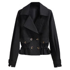 Korean Style Short Fashion Trench Coat (50% OFF)