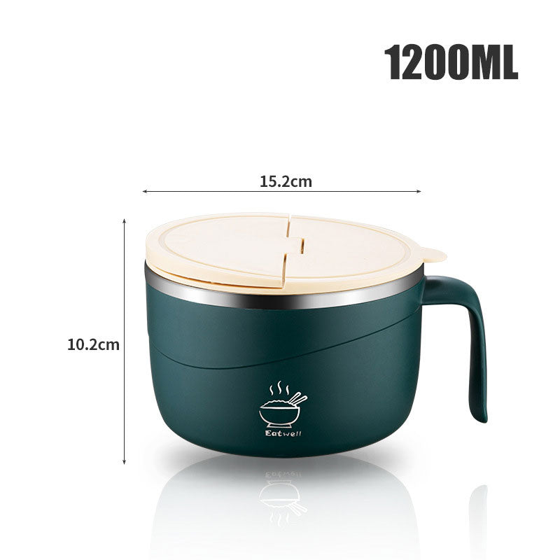 🔥50% OFF🔥304 Stainless Steel Insulated Ramen Bowl