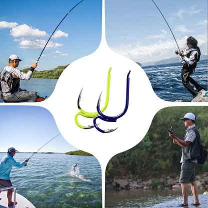 Classic Sharp Double Fishing Hooks