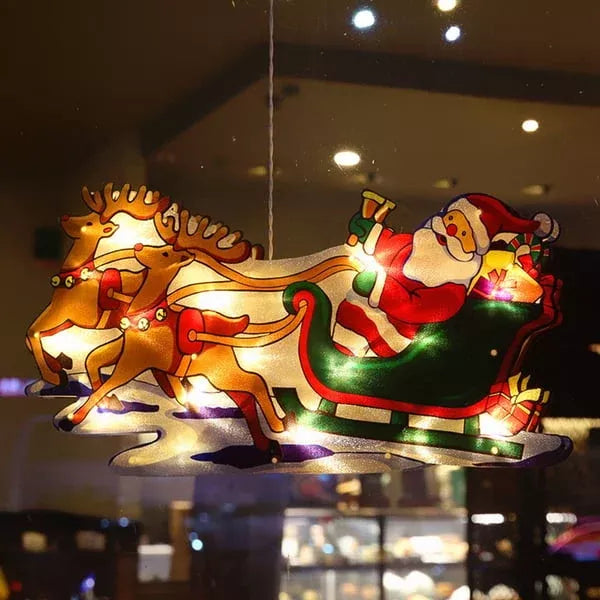 ⛄Christmas pre-sale🎄 Christmas Window Hanging Lights💡