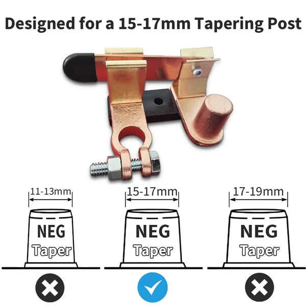 Top Post Knife Blade Master Switch, Leakage Protection Brass Switch