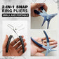 2-in-1 Internal and External Circlip Pliers