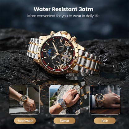 ⌚Swiss Brand New Waterproof Automatic Mechanical Watches