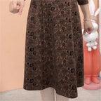 Lapel V-neck Slim Fashion Long Sleeve A-line Dress
