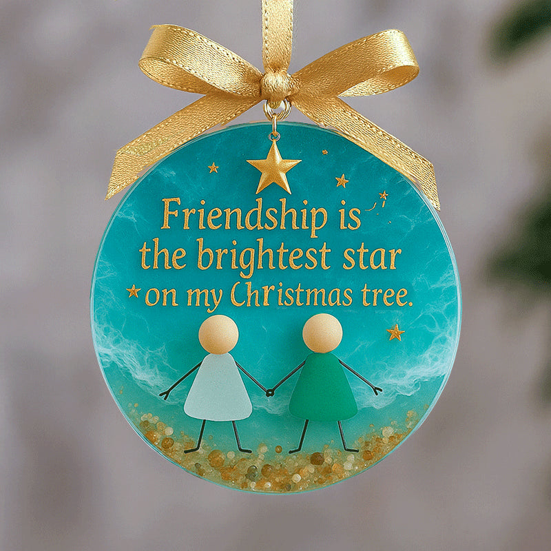 🌊🎁Friendship Sea Glass Christmas Ornament🎄