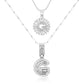 💖2 Pack - Initial Letter Pendant Necklaces