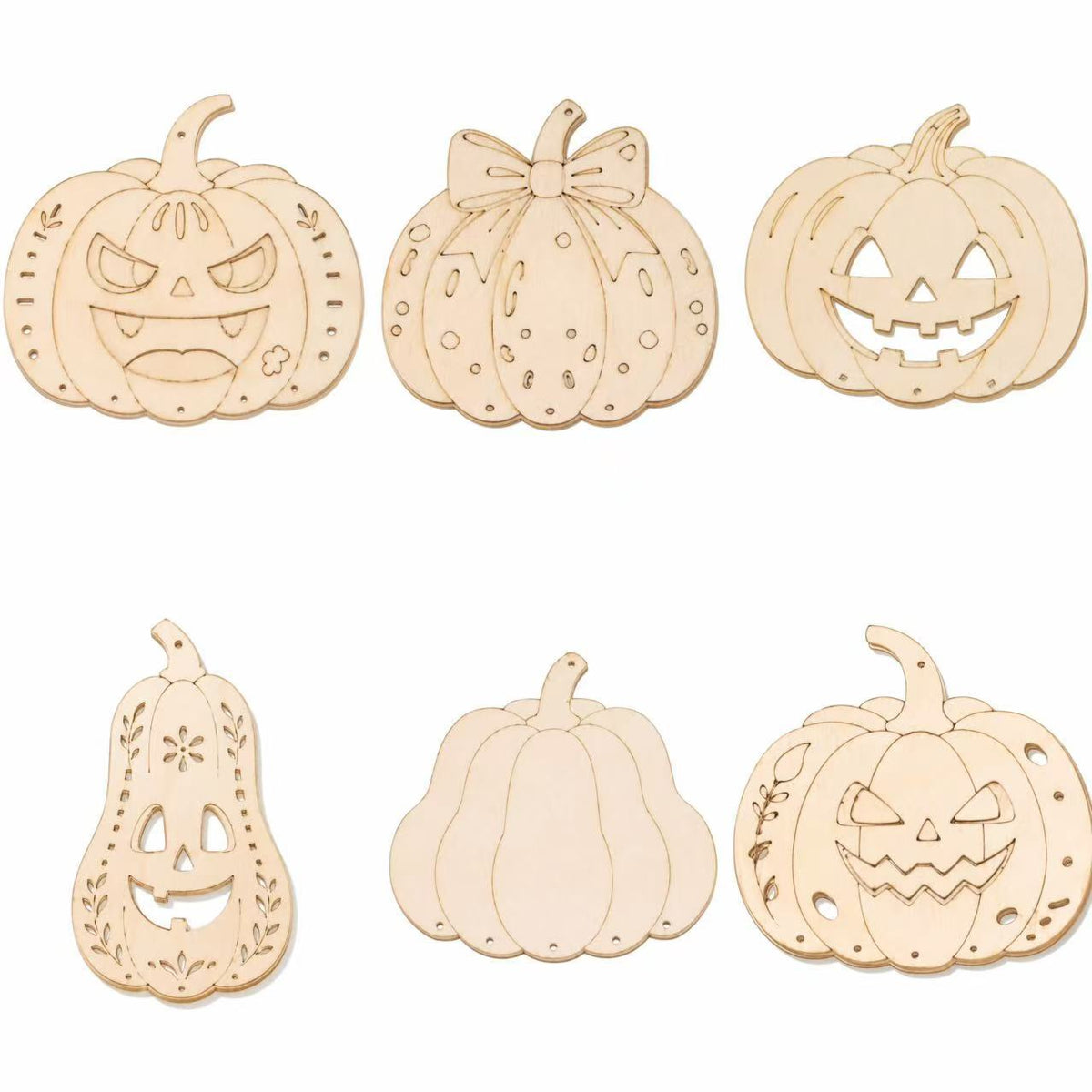 ⏰ Halloween Wooden Pumpkin Craft Kit | DIY Wind Chime 🎃