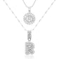 💖2 Pack - Initial Letter Pendant Necklaces
