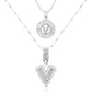 💖2 Pack - Initial Letter Pendant Necklaces