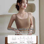 Women's Tank Tops and Bra In One