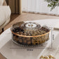 Luxury High Transparency Diamond Texture Compartment Snacks & Fruit Tray