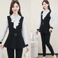 Women’s Fashionable Age-reducing Long-sleeve Blouse Fake 2-piece