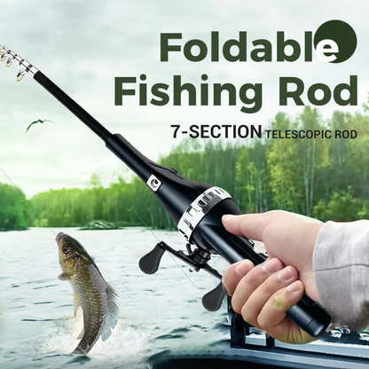 🎁Hot Sale 49% OFF⏳All-in-one Telescopic Fishing Rod Kit
