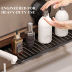 💥 Walnut Suction Cup Bathroom Shelf