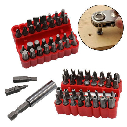 33-piece Special-shaped Screw Bits Set