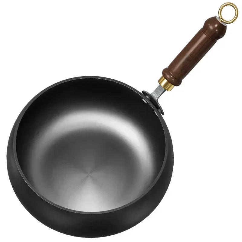 Uncoated Thick Iron Pot