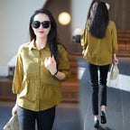 Women's Flowy Three-Quarter Sleeve Shirt