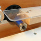 1/4 Handle Flash Silver Blue Double Bearing Trimming Knife Set
