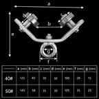 Heavy-duty Pulley Angle Iron